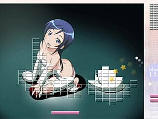 aragaki ayase strips during arkanoid gameplay, clothes get ripped