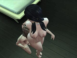 my new sims 4 futa roommate bangs hard in dorm