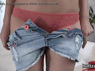 I nailed that flawless petite chick's stretched anus so hard