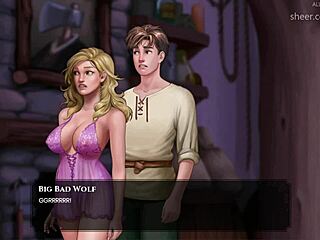 Wal 7: Boris's Cock Gets Harder After Myrtle Shows Her Big Boobs In Sexy Lingerie