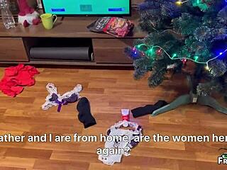 Stepmom Ready To Clean Room On New Year But Gets Big Dick In Throat For Unexpected Fuck