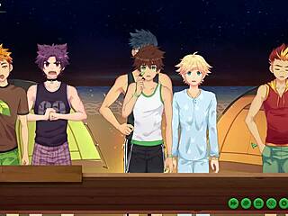 Game Friends Camp Episode 19: Night Swimming With Russian Voice Acting.