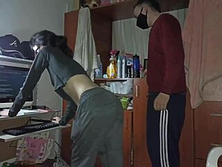 Laura Gets Nailed While Working on Computer