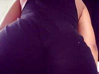 Brazilian teen shakes delicious ass in slow motion dance