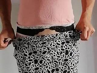 misr4, the sissy, wears an anal plug for a wild session, exploring deep desires in pantyhose late at night