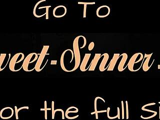 فتاة جميلة تضرب بقوة من الخلف من قبل أخ غير شقيق في لعبة دور محظورة خيالية