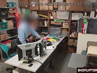 hot thief naiomi mae seduces security guard