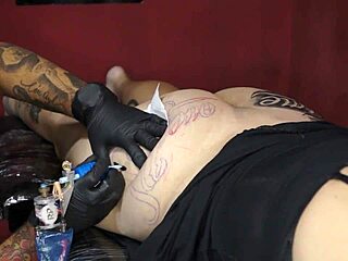 Getting My New Tattoo on Big Fat Ass