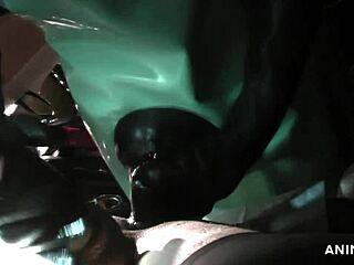 Rubbernurse Agnes in Grey Dress Gives Sensual Blowjob. Ready for Extreme Pegging?