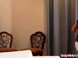 Pussylicking Sapphic Lesbian Gets Dirty in Wild Massage Session!