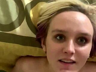 Amateur Blonde Whore Jenn Takes Big Cock Cumshot All Over