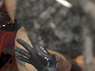 Getting My New Tattoo on Big Fat Ass