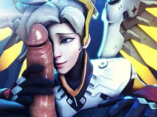 Handclap sets the beat for Overwatch Mercy in wild anime hentai action. Watch her dominate the scene!