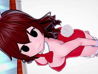 Girlfriend in Bunny Cosplay Begs for Hard Pounding Action