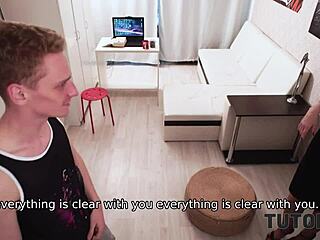 Tutor4K Boy Drills Nice Teacher’s Mouth Hard! 😈