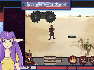 Avatar game features shower fun with characters