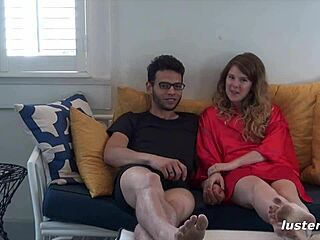 Sizzling couple explores doggystyle, missionary, and oral sex positions at home