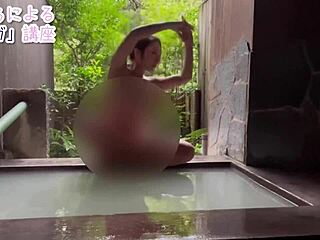 Acrobatic Performances In Hot Spring Setting