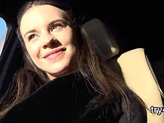 Holy Hell! Sensual Teen 18+ Sucks Penis In POV And Gets Twat Pounded!