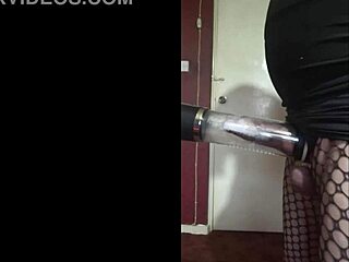 Bisexual Crossdresser In Homemade Video Uses Pump To Enlarge Himself For Exciting Adventures