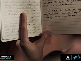 Girlsway - Investigator Riley Reid Masturbates Hard While Imagining The Missing Girls Fucking