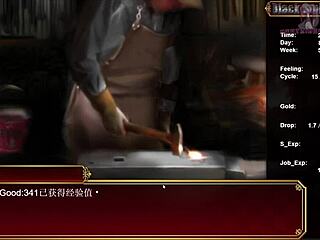 Blonde teen gives blowjob without condom in hentai