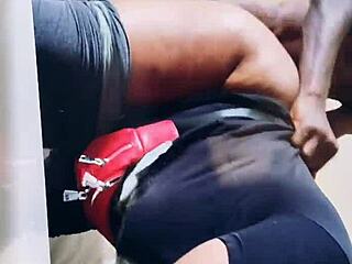 Thick Black Babe Squirts On Big Cock