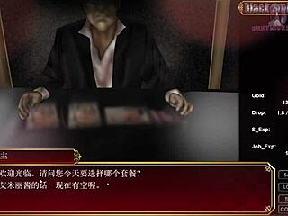 Blonde teen gives blowjob without condom in hentai