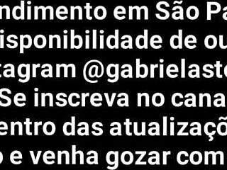 Gabriela Stokweel gives a tasty blowjob ending with cum in her mouth