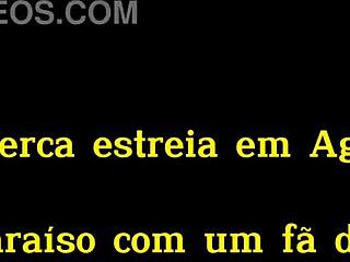 cassiana shares a paradise preview on instagram with her big ass and monster cock.