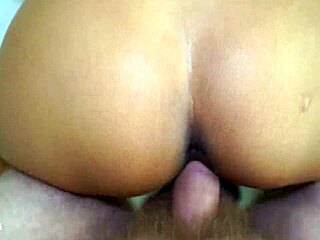 Hot Asian girlfriend in police outfit gets banged and facialed!