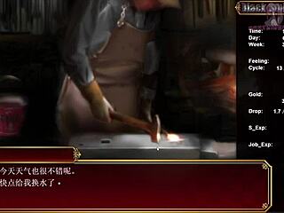 Blonde teen gives blowjob without condom in hentai