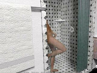 Acting Lessons: Shower Masturbation with MILF Babe in POV!