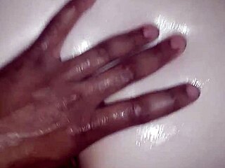 oiled bbw blonde takes big black cock 😍