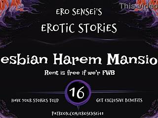 Erotic audio from lesbian harem mansion for women.