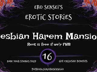Erotic audio from lesbian harem mansion for women.