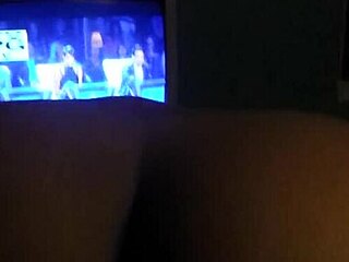 girl rides cowgirl style until she cums on his ass