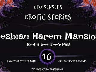 Erotic audio from lesbian harem mansion for women.