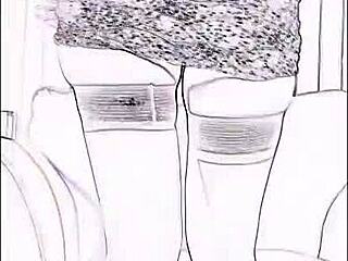 Liz ASHLEY Warming Up Gets RELIEF