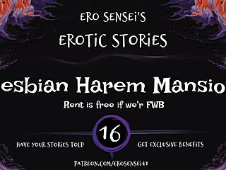 Erotic audio from lesbian harem mansion for women.
