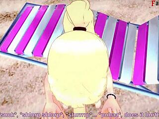 I Found Marin Kitagawa on the Beach Giving Me a Hot Blowjob - Sono Bisque Doll Wa Koi Wo Suru