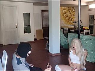 Chantal's pole dance turns into anal 😈