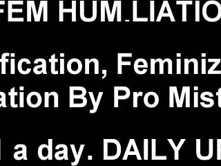 She makes him a sissy girl