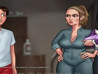 Summertime Saga Ulga od stresu ręcznym w Epizodzie 4 Scena 75