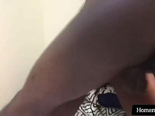 sweet homemade couple engages in passionate fucking