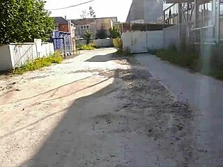 Random street casting with young shaved girl