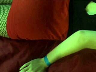 Teen interacts with stranger from point of view