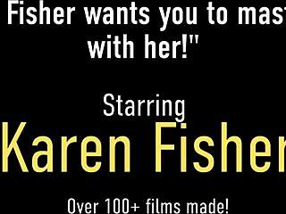 karen fisher talking dirty while playing her boobs