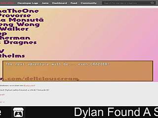 Dylan Found A Stick In Bondage Scene