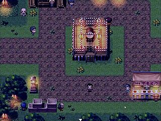 Tanned Girl Natsuki In Hentai Game Exhibitionist Peeing Wet Pussy